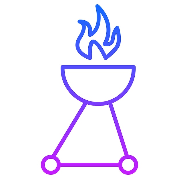 Icono de la parrilla de barbacoa