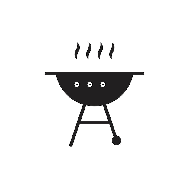 El icono de la parrilla es el conjunto de logotipos Line Art
