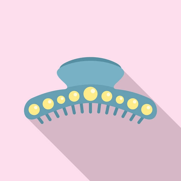 Icono de pasador de pasador Ilustración plana del icono de vector de pasador de pasador para diseño web