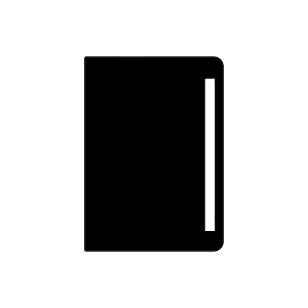Ícono de pasaporte Ilustración vectorial sencilla