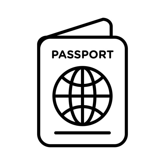 Icono de pasaporte