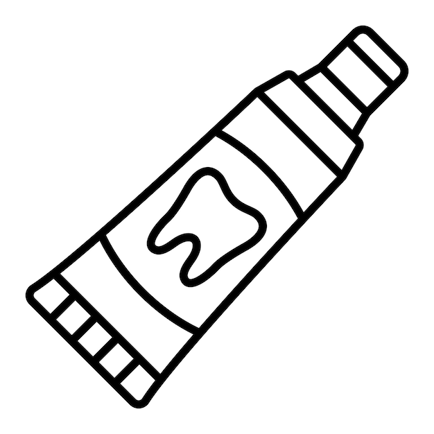 El icono de la pasta de dientes