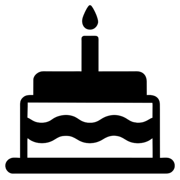 Icono del pastel de cumpleaños