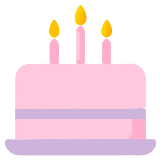 icono de pastel de fondante con formas de colores