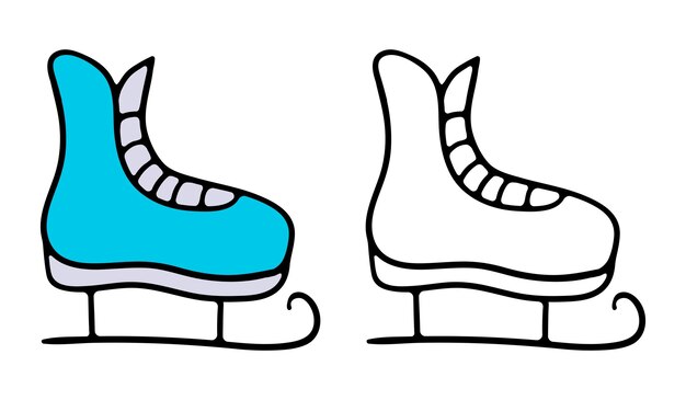 Icono de patines de carreras trineo trineo tobogán vacaciones año nuevo Navidad celebrar día nuevo año 2024 ilustración vectorial
