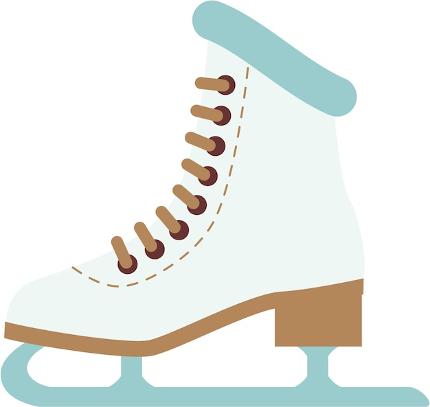 Icono de patines de hielo para deportes de invierno