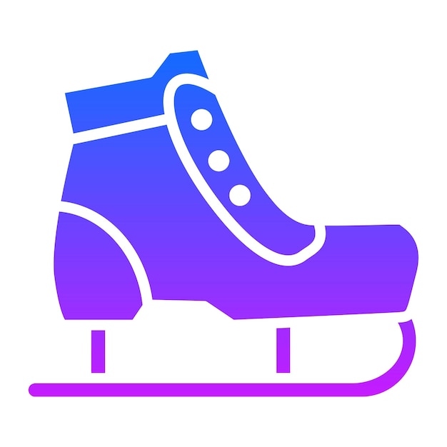 Icono de los patines de hielo