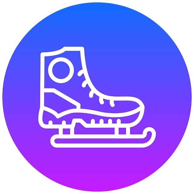 Icono de los patines de hielo