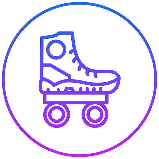 Icono de los patines de ruedas