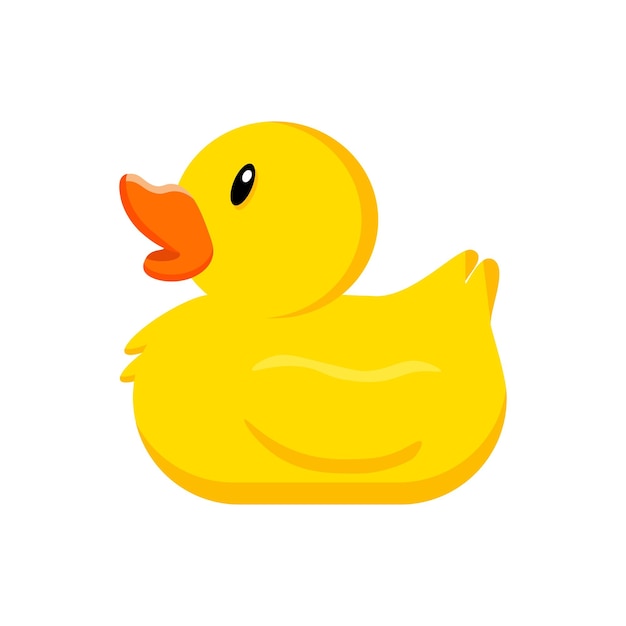Icono del pato de goma Ilustración vectorial