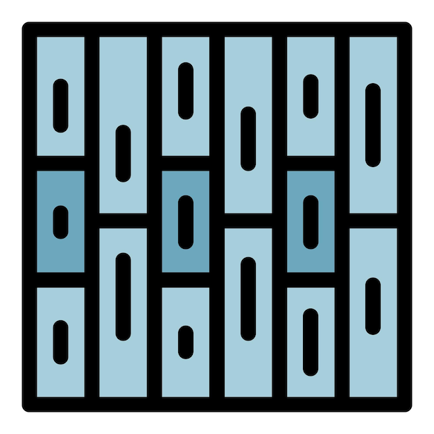 Icono de pavimentación de la casa Contorno casa pavimentación vector icono color plano aislado