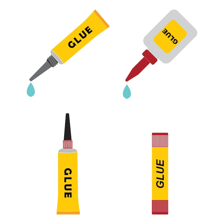 Vector icono de pegamento