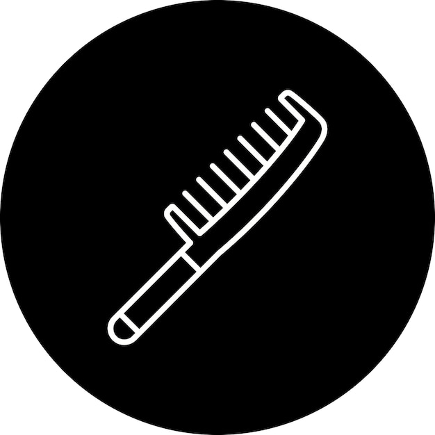 Icono del peine para el cabello