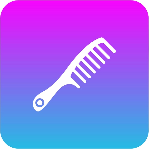 Icono del peine para el cabello
