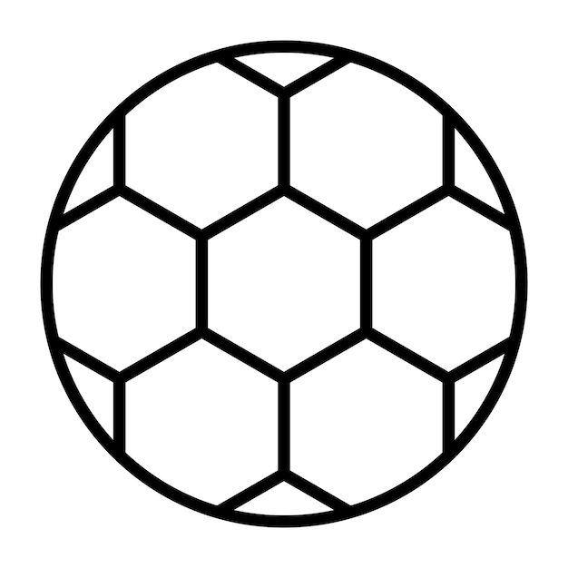 Icono de la pelota de fútbol
