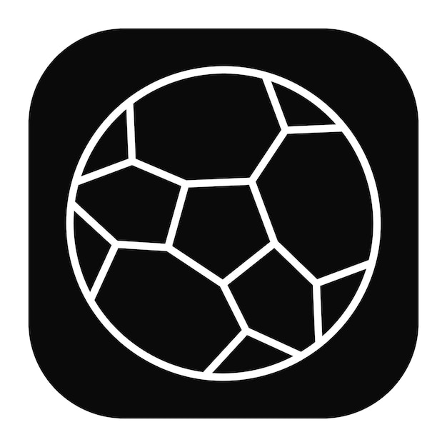 Icono de la pelota de fútbol