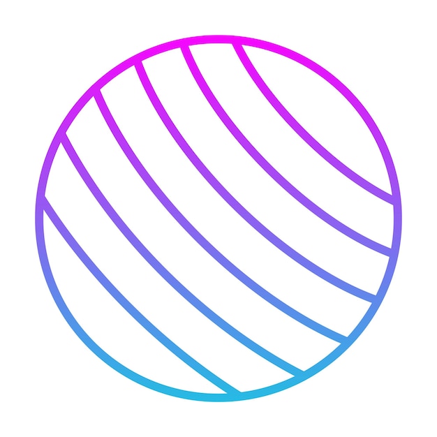 Icono de la pelota de gimnasio