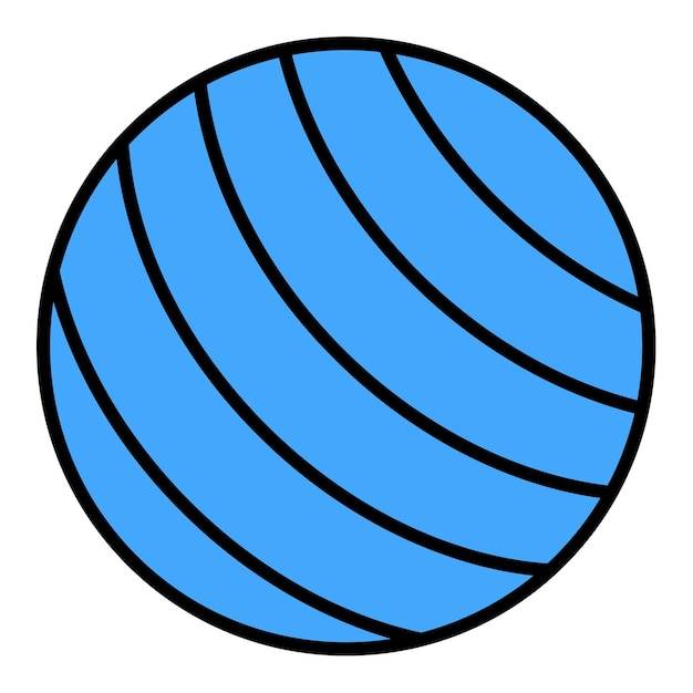 Icono de la pelota de gimnasio