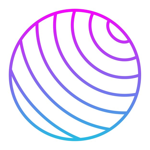 Icono de la pelota de gimnasio