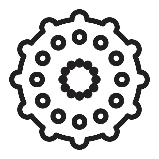 Icono de la pelota de masaje ideal para la fisioterapia y la relajación
