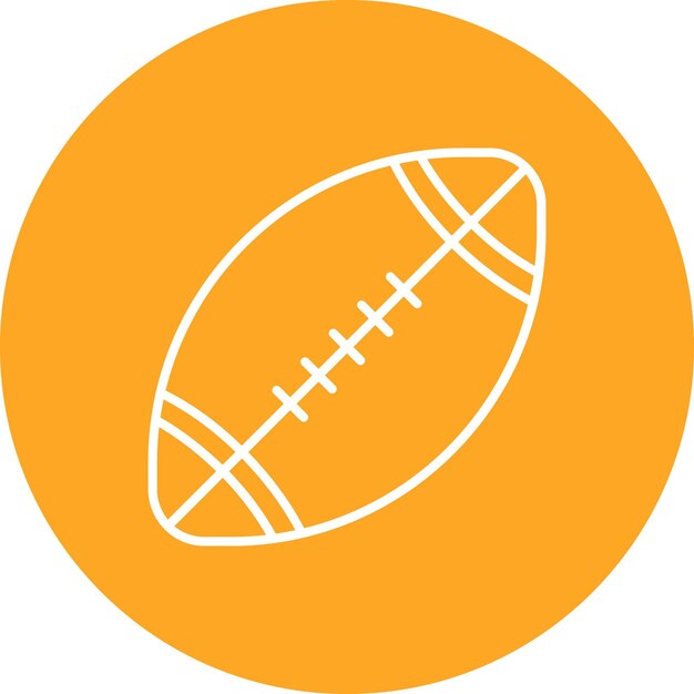 Ícono de la pelota de rugby