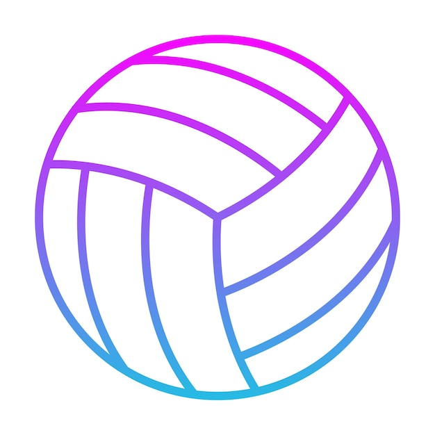 Icono de la pelota de voleibol