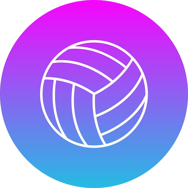 Icono de la pelota de voleibol
