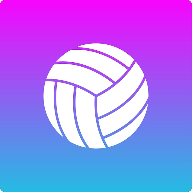 Icono de la pelota de voleibol