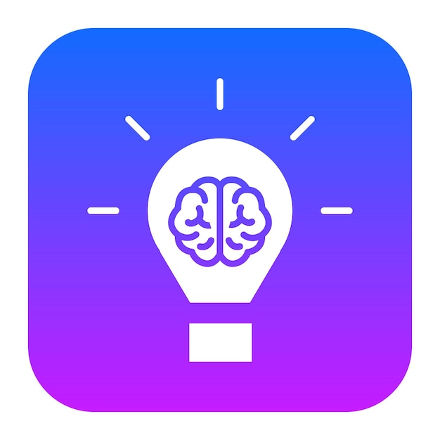 El icono del pensamiento creativo