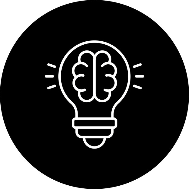 El icono del pensamiento creativo