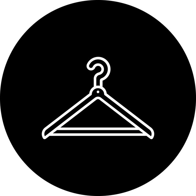 Icono de la percha de la ropa