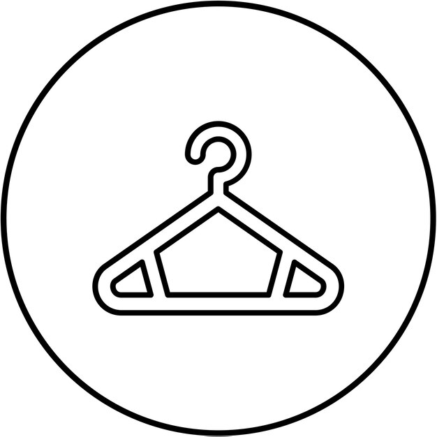 Icono de la percha de la ropa