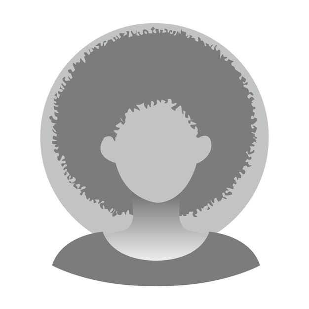 Vector el icono de perfil de avatar predeterminado el marcador de lugar de la foto gris imagen de la mujer imagen de avatar para la web de redes sociales