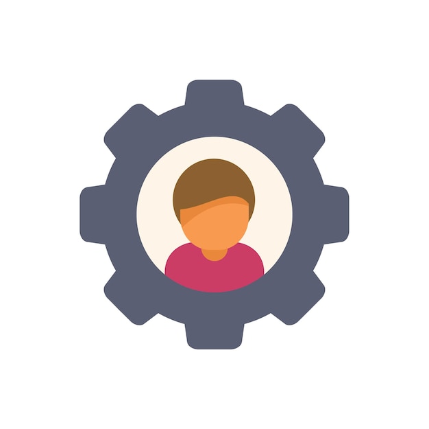 Icono de perfil que representa a los empleados del departamento de recursos humanos que gestionan