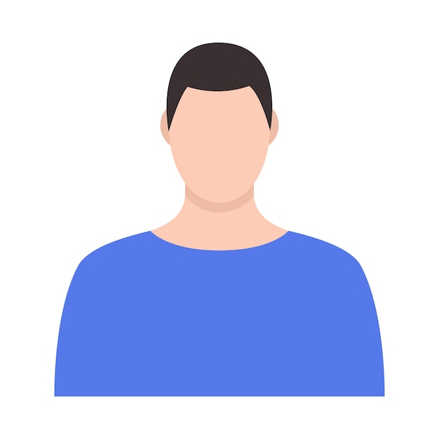 Icono de perfil de usuario masculino predeterminado Ilustración vectorial