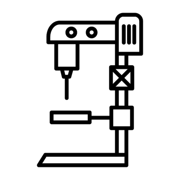 Icono de perforación automática