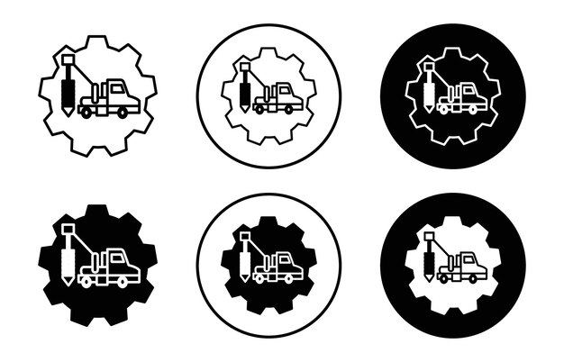 icono de perforación de pozos