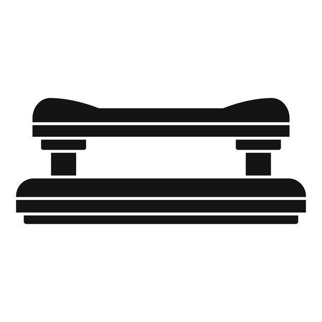Icono de perforador de orificio Ilustración simple del icono de vector de perforador de orificio para diseño web aislado sobre fondo blanco