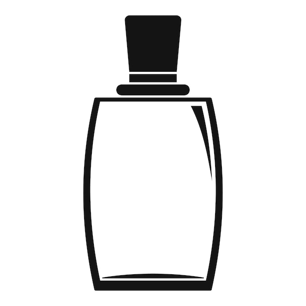 Icono de perfume de mujer elegante Ilustración simple de icono de vector de perfume de mujer elegante para diseño web aislado sobre fondo blanco