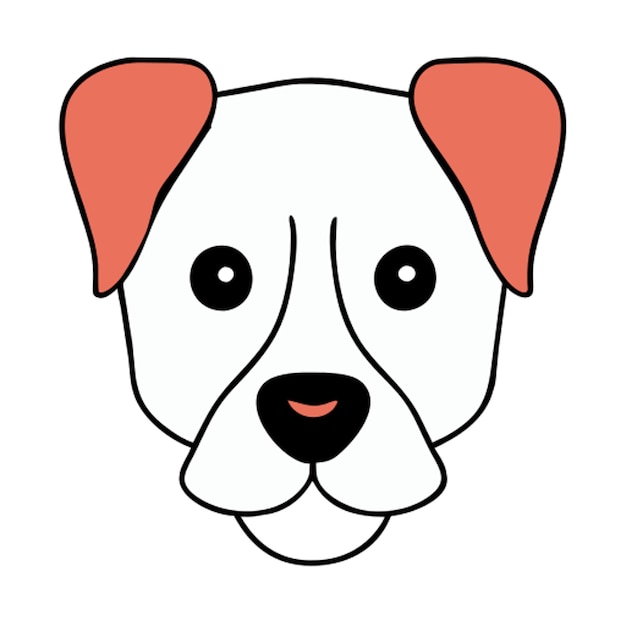 Vector el icono del perro