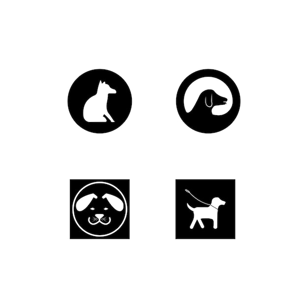 Vector icono de perro