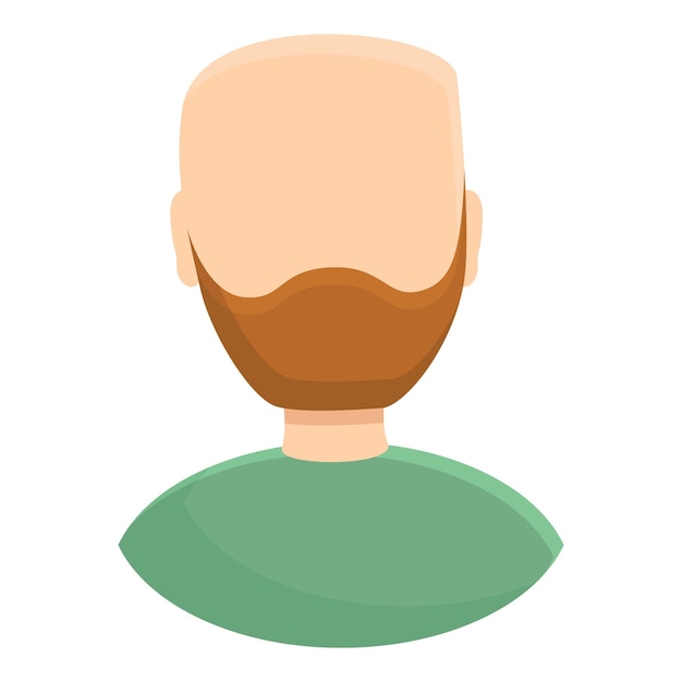 Icono de persona anónima Caricatura de icono de vector de persona anónima para diseño web aislado sobre fondo blanco