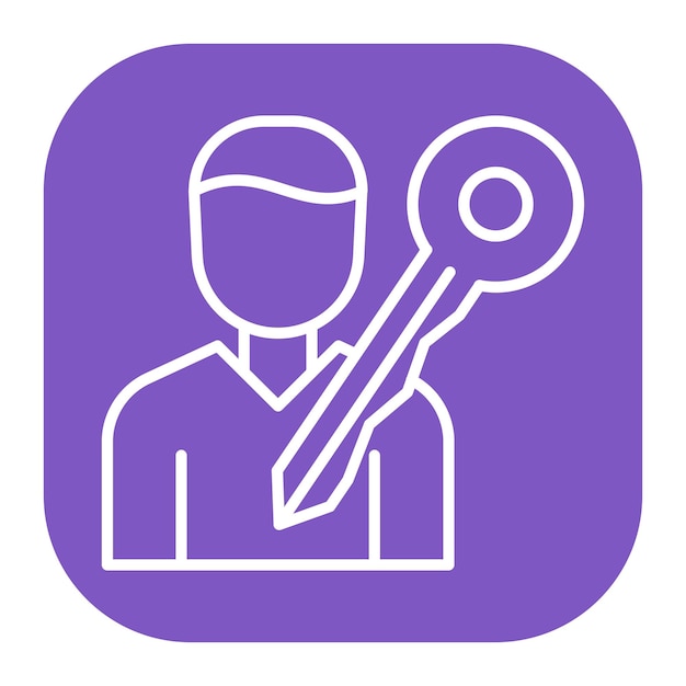 Icono de la persona clave