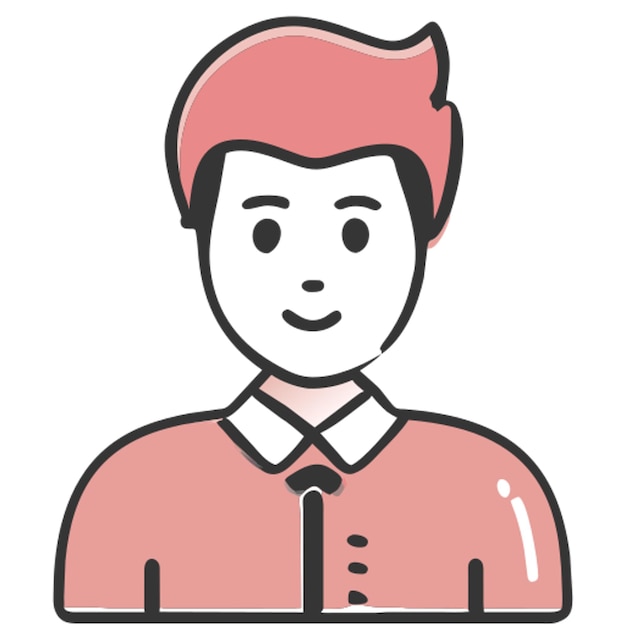 icono de personal icono de dibujos dibujos de desplazamiento