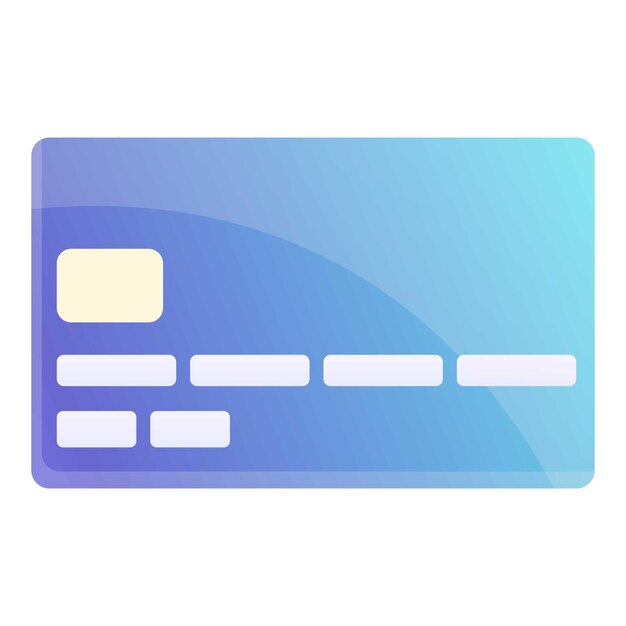 Icono personal de la tarjeta bancaria Icono vectorial personal de la carta bancaria para el diseño web aislado sobre fondo blanco