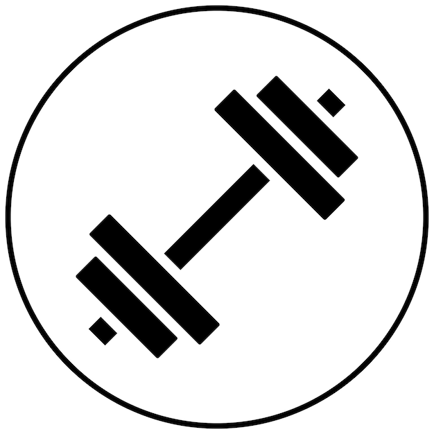 El icono de las pesas