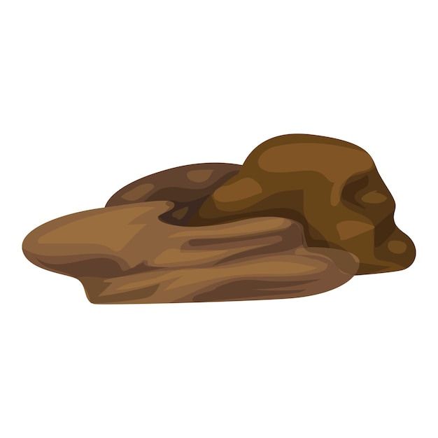 Icono de piedra de acuario Icono vectorial de piedra de aquario para diseño web aislado sobre fondo blanco