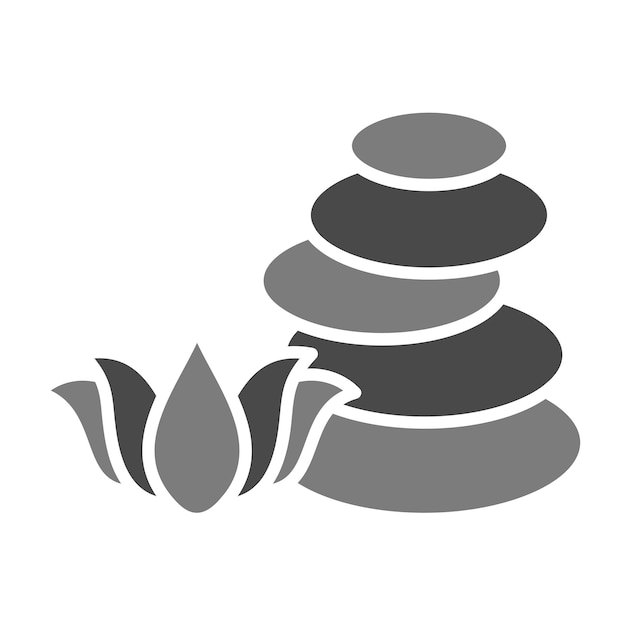 Icono de piedra caliente