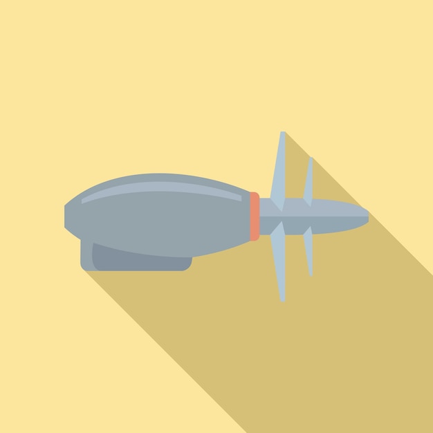 Icono de pieza de reparación de aeronaves Ilustración plana del icono de vector de pieza de reparación de aeronaves para diseño web