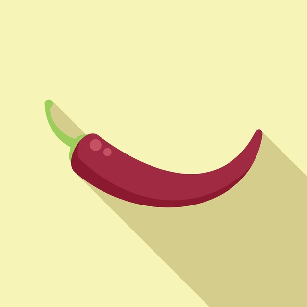 Icono de pimienta OGM vector plano ADN alimento medicina gen